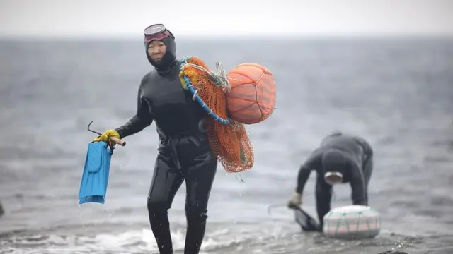 Haenyeo penyelam wanila di Jeju