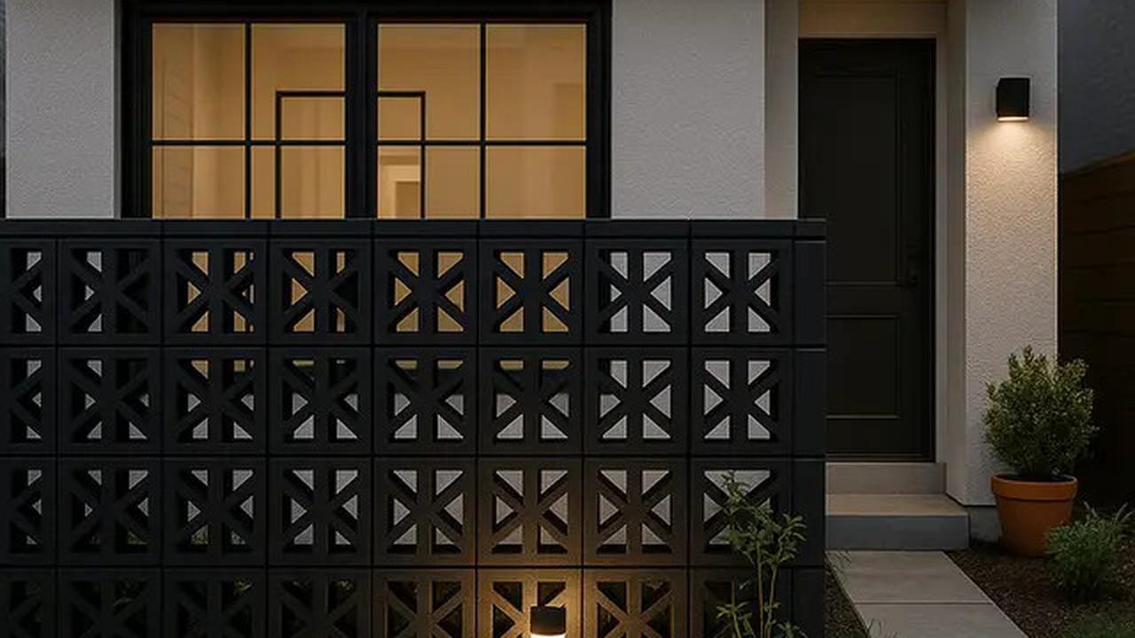 11 Model Rumah Minimalis dengan Pagar Roster yang Tren di 2025, Bikin Fasad Rumah Makin Estetik