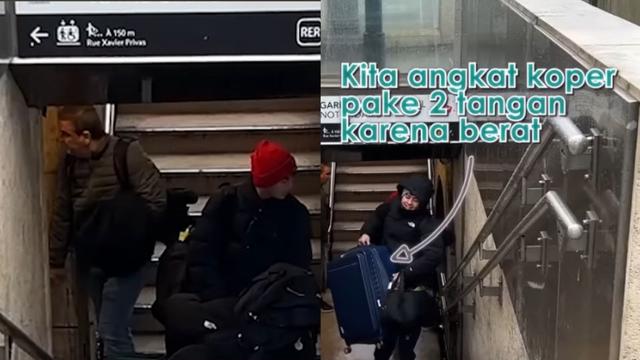 Momen saat Jerome Polin bercerita saat temannya kecopetan di Paris. (Dok: YouTube Jerome Polin)
