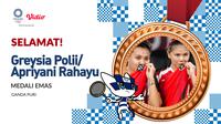 Olimpiade 2020 - Medali Emas Greysia Polii/Apriyani Rahayu (Bola.com/Adreanus Titus)