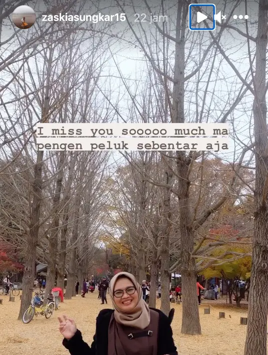 Unggahan Zaskia Sungkar soal ibunda Irwansyah. (Foto: Instagram @zaskiasungkar15)