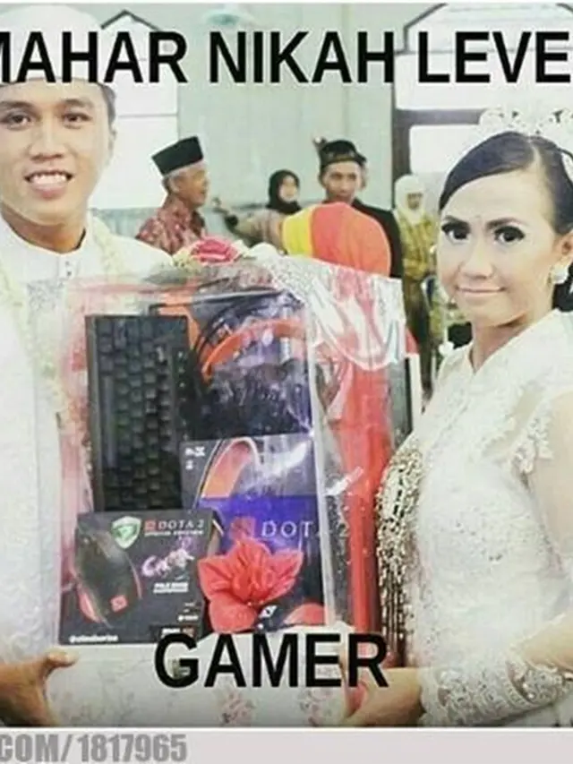 6 Mahar Nikah Anak Gamers Ini Unik, Bikin Senyum