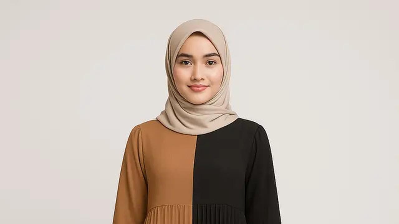 7 Model Gamis Kombinasi Plisket untuk Outfit Sehari-hari