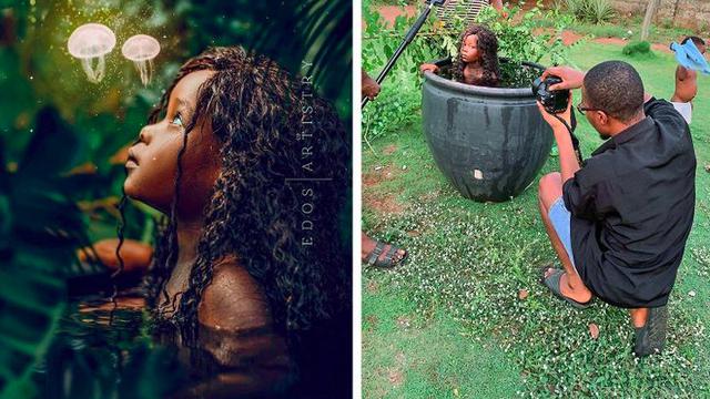 foto keren dengan manfaatkan bedan sederhana