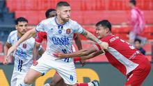 Persijap Jepara berhasil meraih kemenangan 2-0 atas Semen Padang pada laga pekan ke-28 BRI Super League musim ini di Stadion Haji Agus Salim, Padang, Senin (20/4/2026) sore WIB. (dok. Persijap Jepara)
