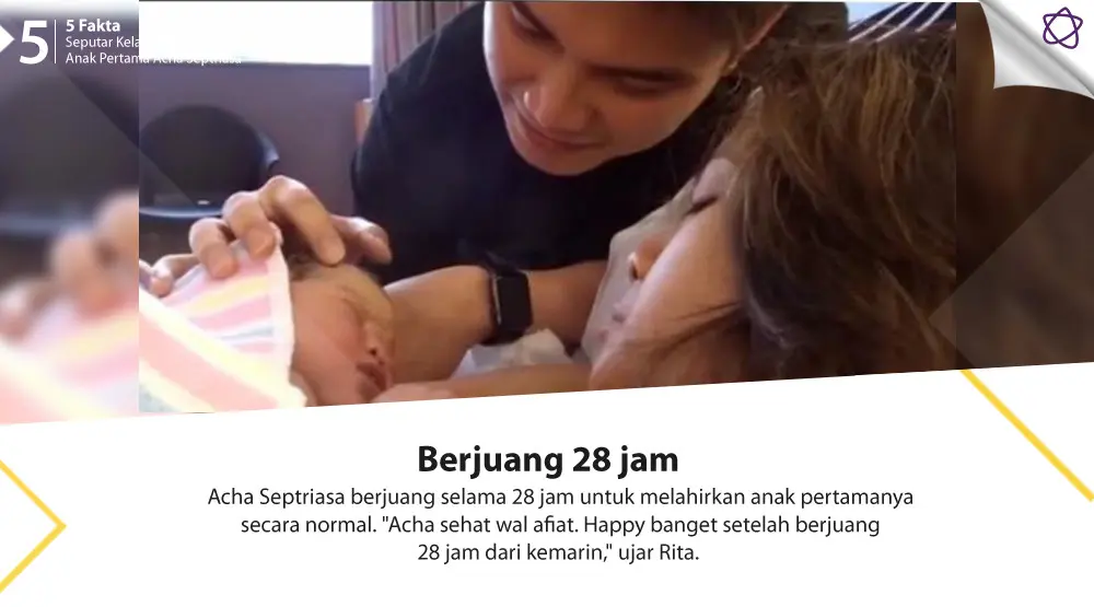 5 Fakta Seputar Kelahiran Anak Pertama Acha Septriasa. (Foto: Instagram/septriasaacha, Desain: Nurman Abdul Hakim/Bintang.com)