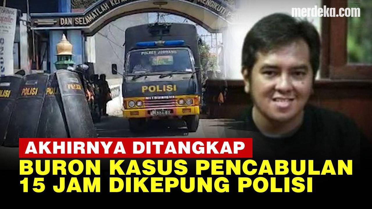 VIDEO: Anak Kiai Jombang DPO Kasus Pencabulan Ditangkap Usai Dikepung 15 Jam