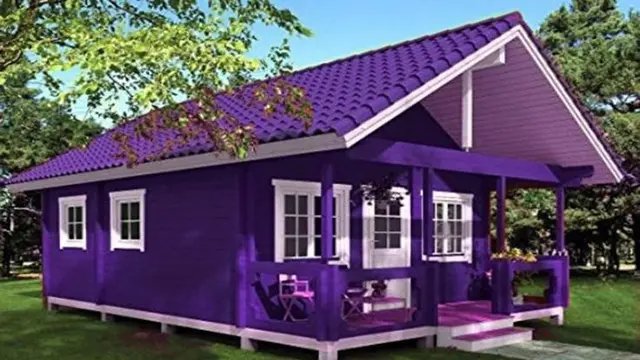 Rumah Kayu Warna Ungu: Elegan dan Artistik