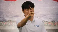 Timnas Indonesia - Shin Tae-yong, Suporter Timnas, Bendera Indonesia (Bola.com/Adreanus Titus)