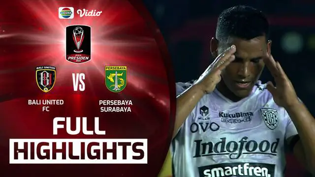 Berita video highlights laga Grup C Piala Presiden 2022 antara Bali United melawan Persebaya Surabaya, Senin (20/6/2022).