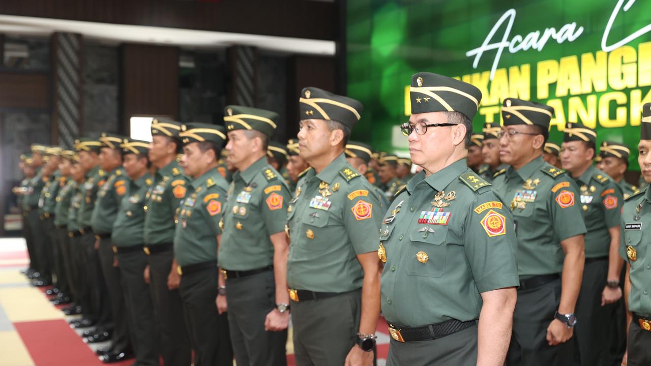 80 Pati TNI AD Naik Pangkat, 20 Jadi Mayjen dan 60 Brigjen