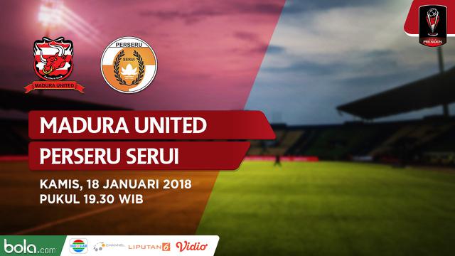 Madura United Vs Perseru Serui