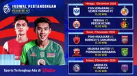 Jadwal dan Siaran Langsung BRI Liga 1 2024/2025 Pekan 12 di Vidio