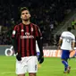 Penyerang AC Milan, Suso, mengaku tertarik untuk kembali bermain di Premier League bersama Liverpool pada masa depan. (AFP/Miguel Medina)
