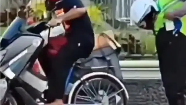 Viral Video Pengguna Jalan Hendak Dihentikan Polisi, Ujungnya Bikin Geleng Kepala
