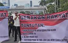Massa Dukung RUU TNI Gelar Aksi Simpatik di Depan DPR, Bawa Empat Tuntutan