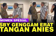 VIDEO: Momen SBY Genggam Erat Tangan Anies Baswedan Sebelum Pisah