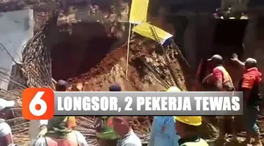 Kecelakaan kerja itu terjadi pada Sabtu pukul 07.00 pagi saat para pekerja membangun konstruksi beton penyangga tebing untuk rel kereta.