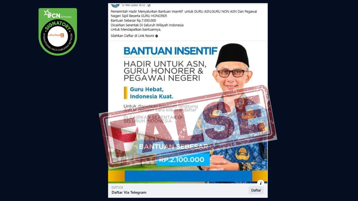 6 Hoaks yang Beredar Sepekan, Program Bantuan Masih Jadi Sasaran