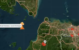 Lokasi Gunung Anak Krakatau dan Kronologi Erupsi Terbarunya pada September 2026