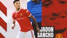Manchester United - Ilustrasi Jadon Sancho (Bola.com/Adreanus Titus)