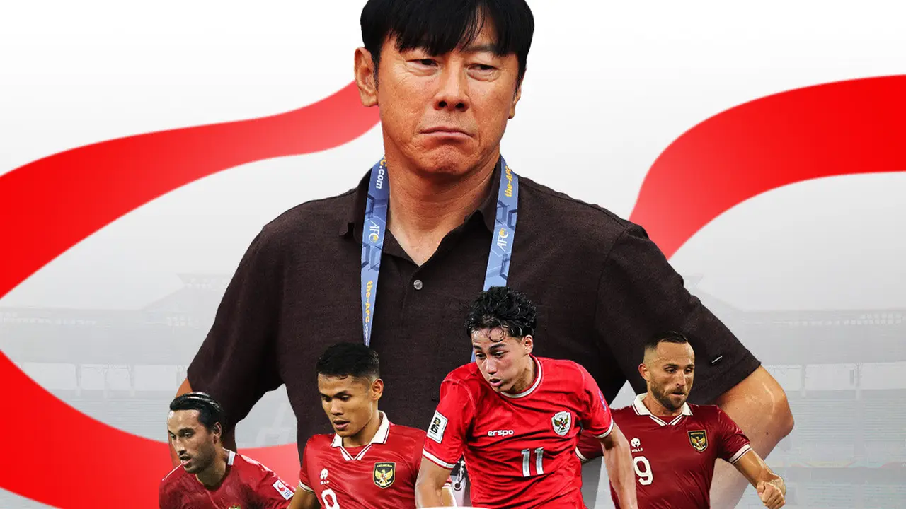 Timnas Indonesia - STY didampingi Ezra Walian, Dimas Drajad, Rafael Struick, Ilija Spasojevic