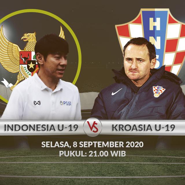 Timnas Indonesia U-19 vs Timnas Kroasia U-19