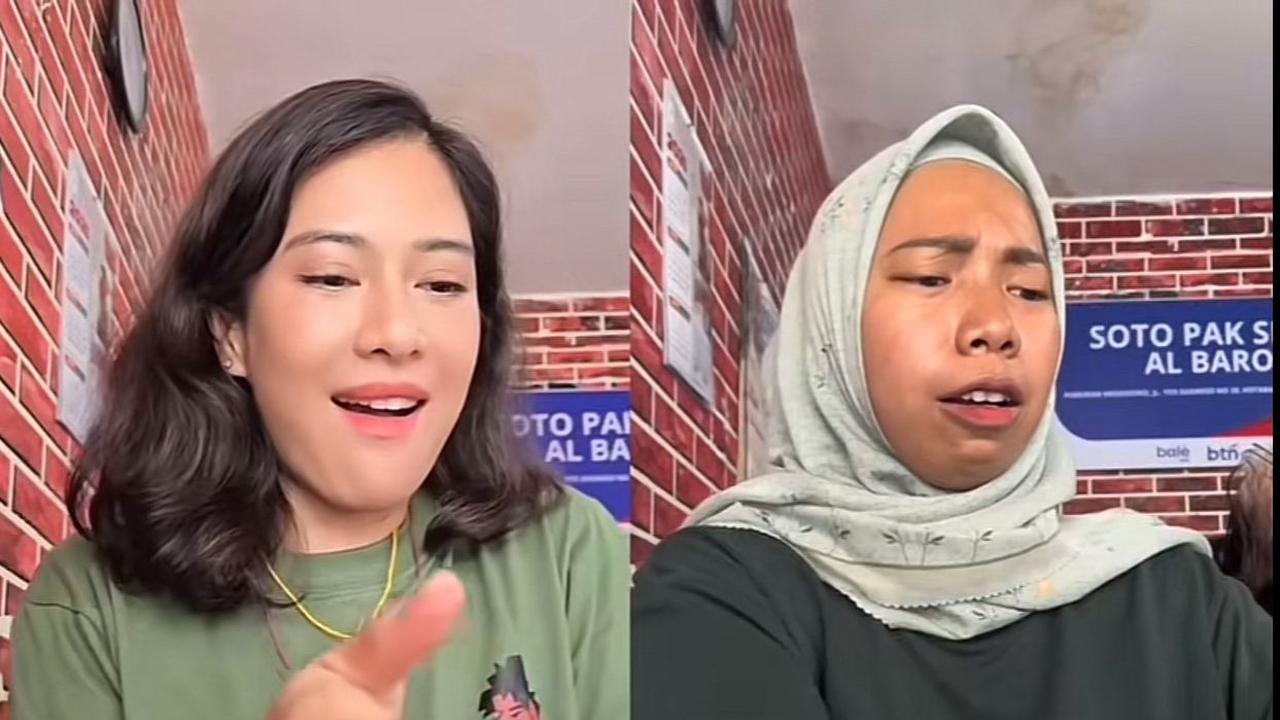 Viral! Wanita Ini Tiru Gaya Dian Sastro Makan Soto, Ekspresinya Mirip Banget