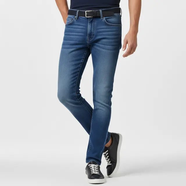 Model Celana Panjang Slim Fit untuk Pria (Image by Gemini AI)