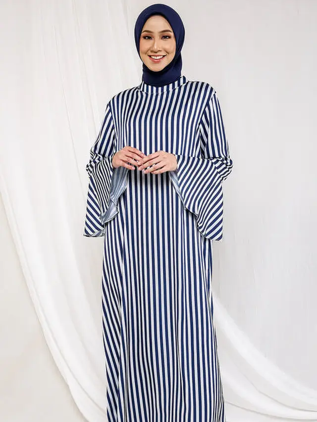 gamis motif garis2