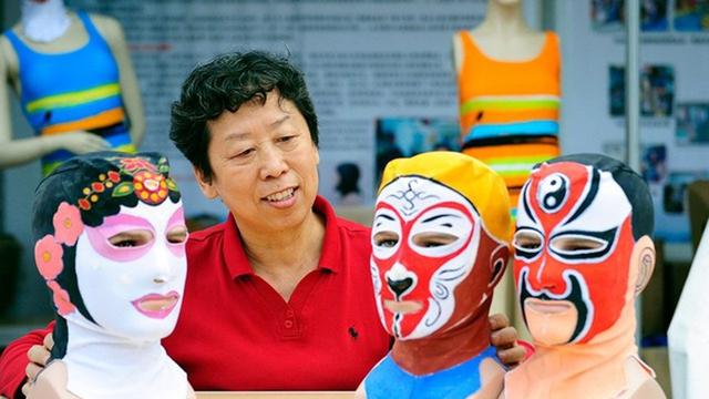 Facekini Generasi Baru Topeng Wajah Bergambar Opera Beijing Global Liputan6 Com