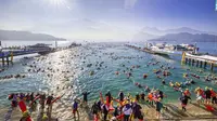 Festival Renang Tahunan Sun Moon Lake Dihadiri 24.000 Peserta