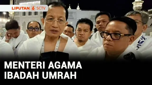 VIDEO: Tiba di Makkah, Menag Bersama Rombongan Amirul Hajj Tunaikan Umrah Wajib
