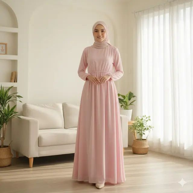 Gamis Empire Waist (Gemini AI)