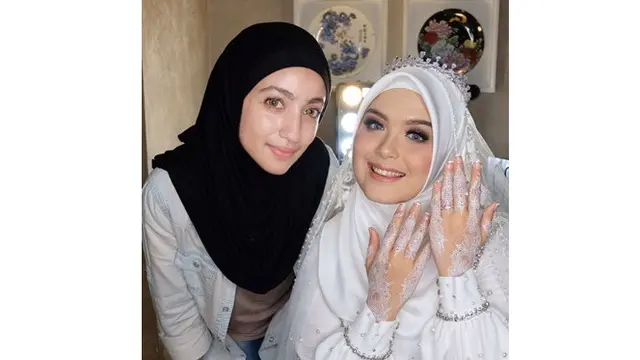 6 Momen Pernikahan Vebby Palwinta dengan Pria Keturunan Arab, Digelar Tertutup
