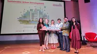 Kedutaan Besar Amerika Serikat di Indonesia menggelar acara diskusi bertema "Sustainable Urban Development" atau &ldquo;Pembangunan Kota Berkelanjutan&rdquo; di Jakarta pada Rabu malam, 3 Oktober 2023. (Liputan6/Therresia Maria Magdalena Morais)