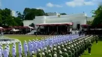 HUT kemerdekaan RI diawali dengan kirab duplikat Bendera Pusaka dan Teks Proklamasi