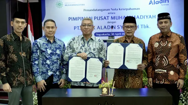 PT Bank Aladin Syariah Tbk (BANK) menjalin kolaborasi strategis dengan Pimpinan Pusat Muhammadiyah