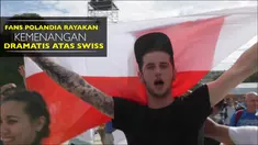 Polandia berhasil menang dramatis atas Swiss pada babak 16 besar Piala Eropa 2016. Lewat babak adu penalti, Lewandowski dkk menang 5-4.