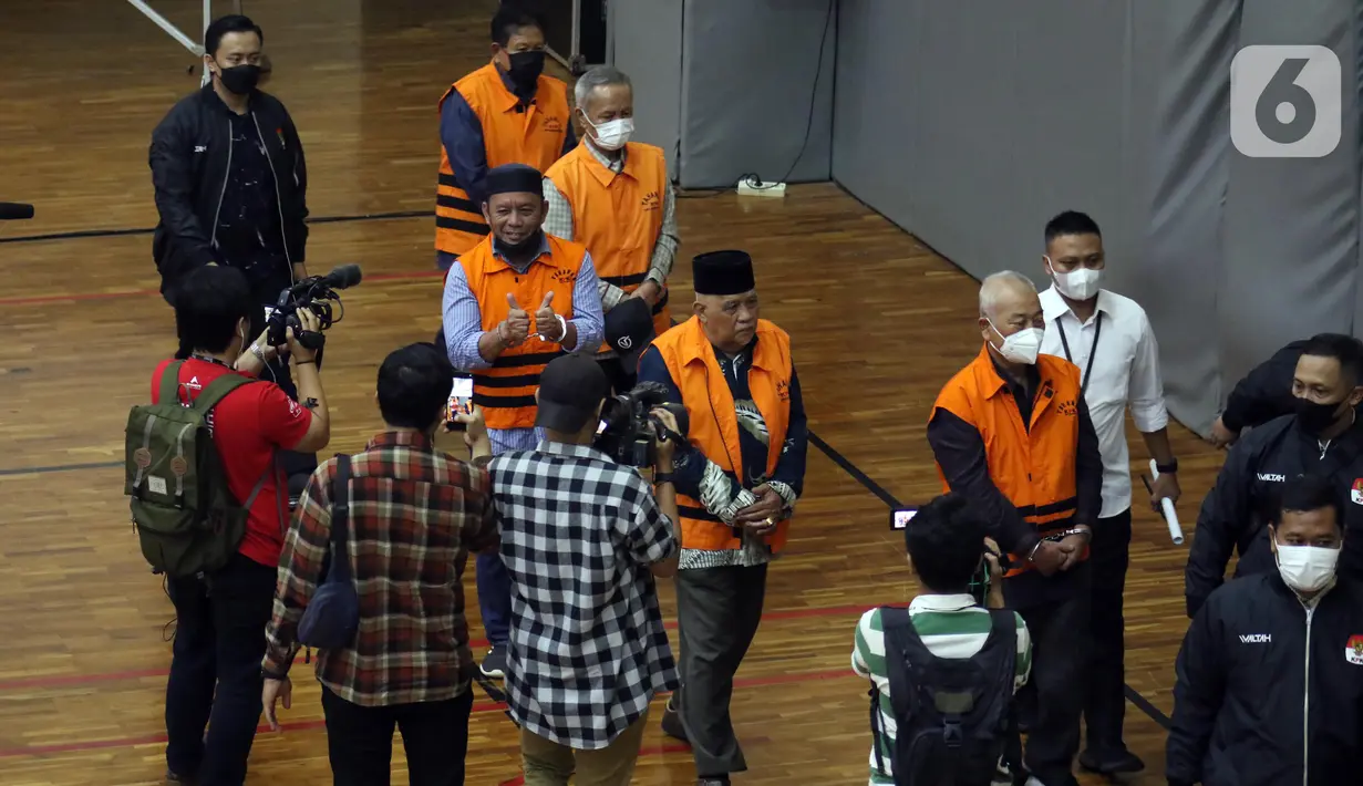 Abdul Salam Haji Daud ditahan di Rutan KPK pada gedung Merah Putih, sementara Djamaluddin dan Hasan Ibrahim di Rutan KPK pada Pomdam Jaya Guntur. (Liputan6.com/Helmi Fithriansyah)
