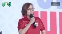 Wakil Menteri Pariwisata dan Ekonomi Kreatif (Wamenparekraf), Irene Umar, di pertandingan MPL ID S15. (Doc: MPL ID|YouTube)