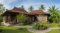 9 Desain Rumah Minimalis Kampung dengan Halaman Luas dan Taman Kecil, Asri Setiap Hari