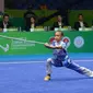 Anasera Zahraa Haryoso menyumbang emas untuk Indonesia dari Qiangshu Kelompok Junior C Putri