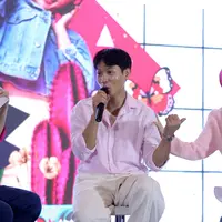 Pasangan multikultur Chef Daehoon dan Julia Prastini di Fimela Day 2023 hari ke-2. Foto: Document/FIMELA.