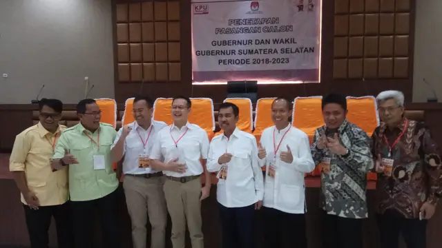 Empat Paslon Pilkada Sumsel Siap Bersaing Jadi Pemenang
