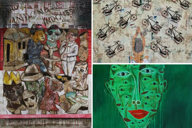 Karya ketiga seniman asal Bali