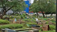 TPU Cikoko menjadi salah satu pemakaman yang kini hanya menerima pemakaman tumpang. (Liputan6.com/Fatimah Azzahra)