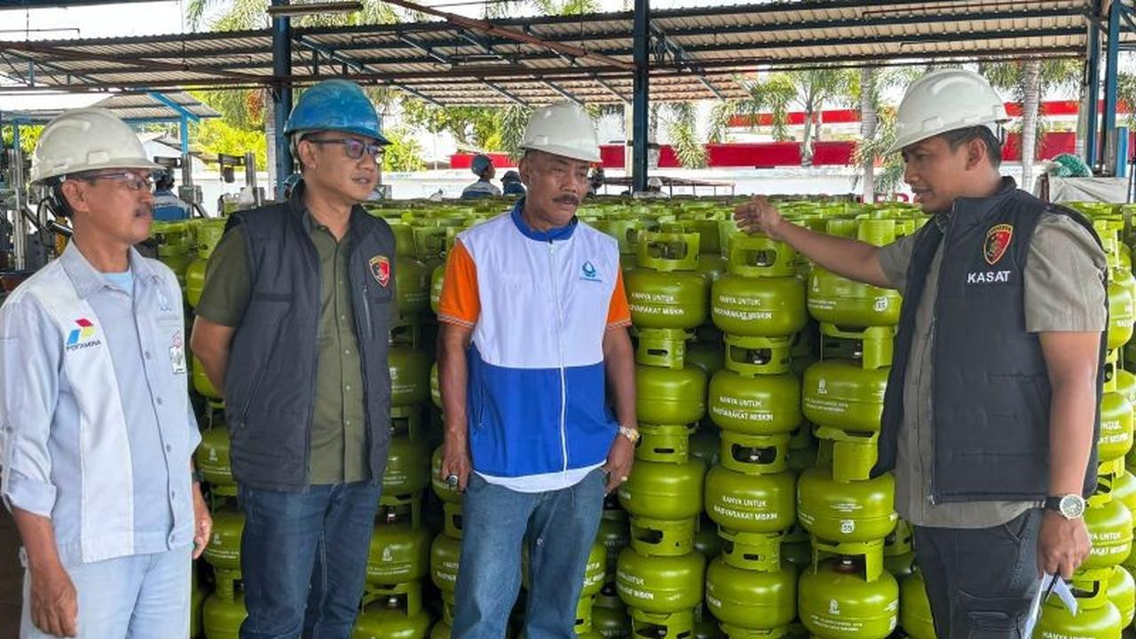 Satgas Pangan Polres Situbondo Pastikan Stok Elpiji 3 Kg Aman Terkendali