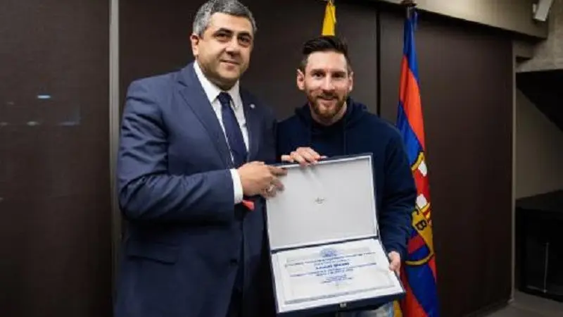 Lionel Messi ditunjuk sebagai Duta UNWTO untuk Pariwisata Bertanggung Jawab