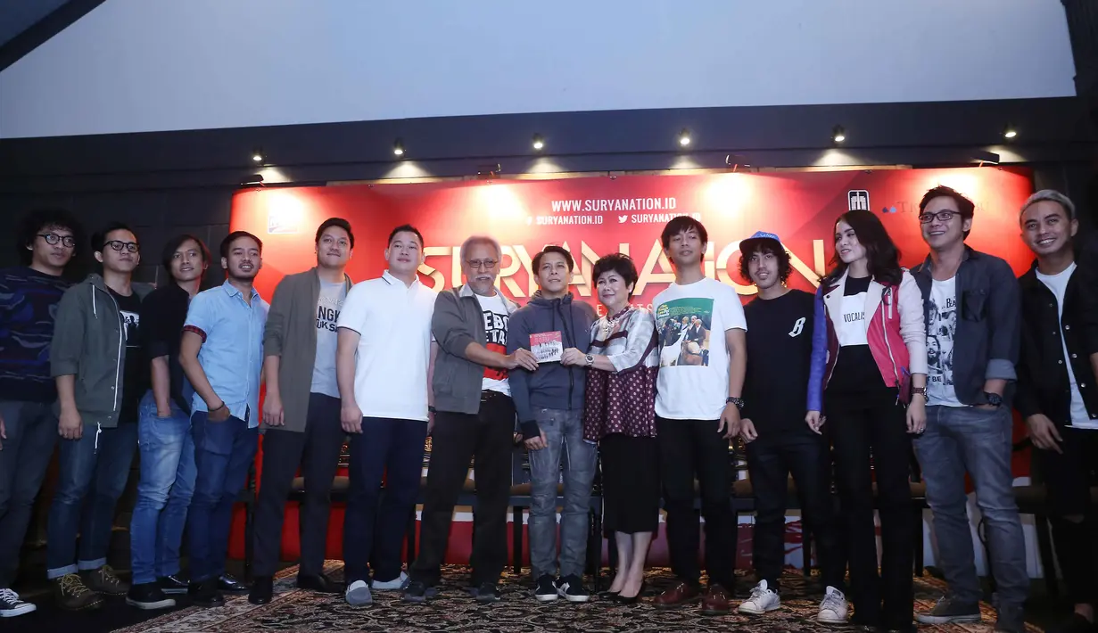 Konser tour 'Suryanation Bangkit Untuk Satu' dimulai dari Banjarmasin, Malang, Palembang, Makassar dan puncaknya di Bali pada 16 April 2016. (Nurwahyunan/Bintang.com)